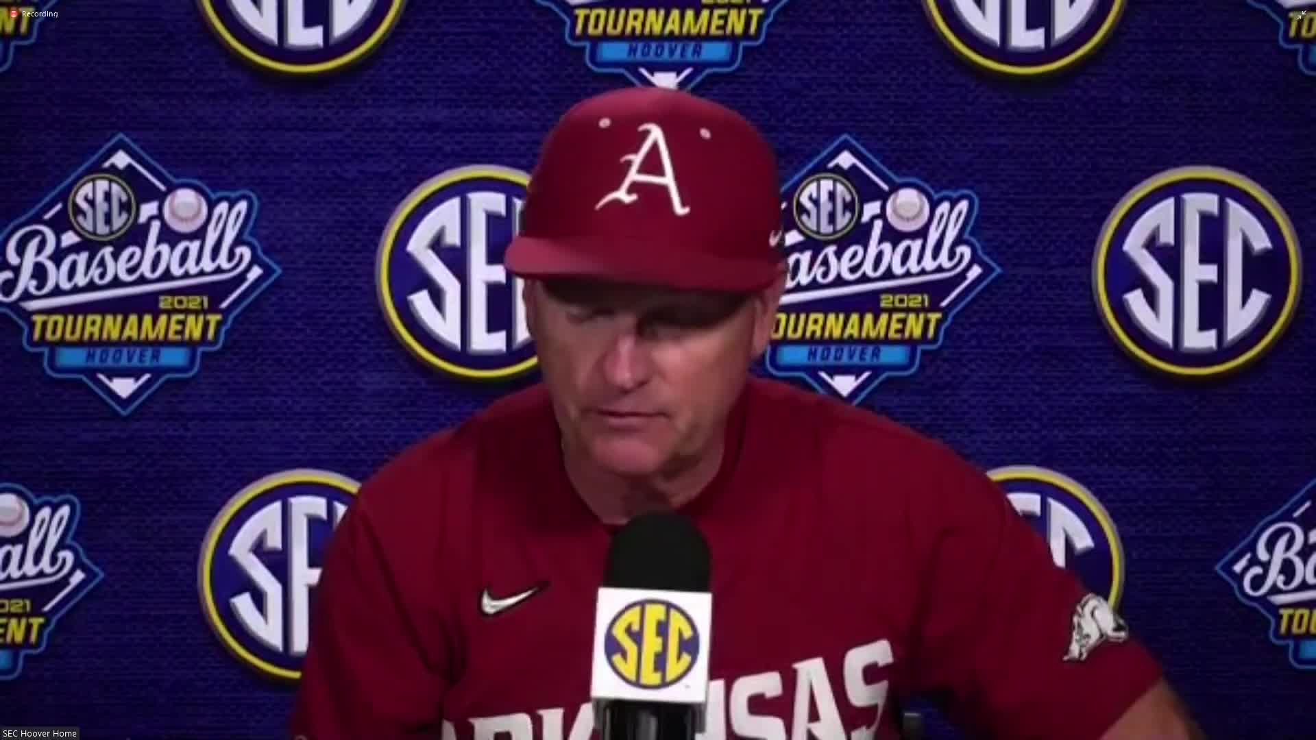 Kevin Kopps says he hasn't been 100% this year but he sure looked that  way to Coach Z and the rest of us watching Arkansas Razorback Baseball!  💪🏼, By Razorback Daily