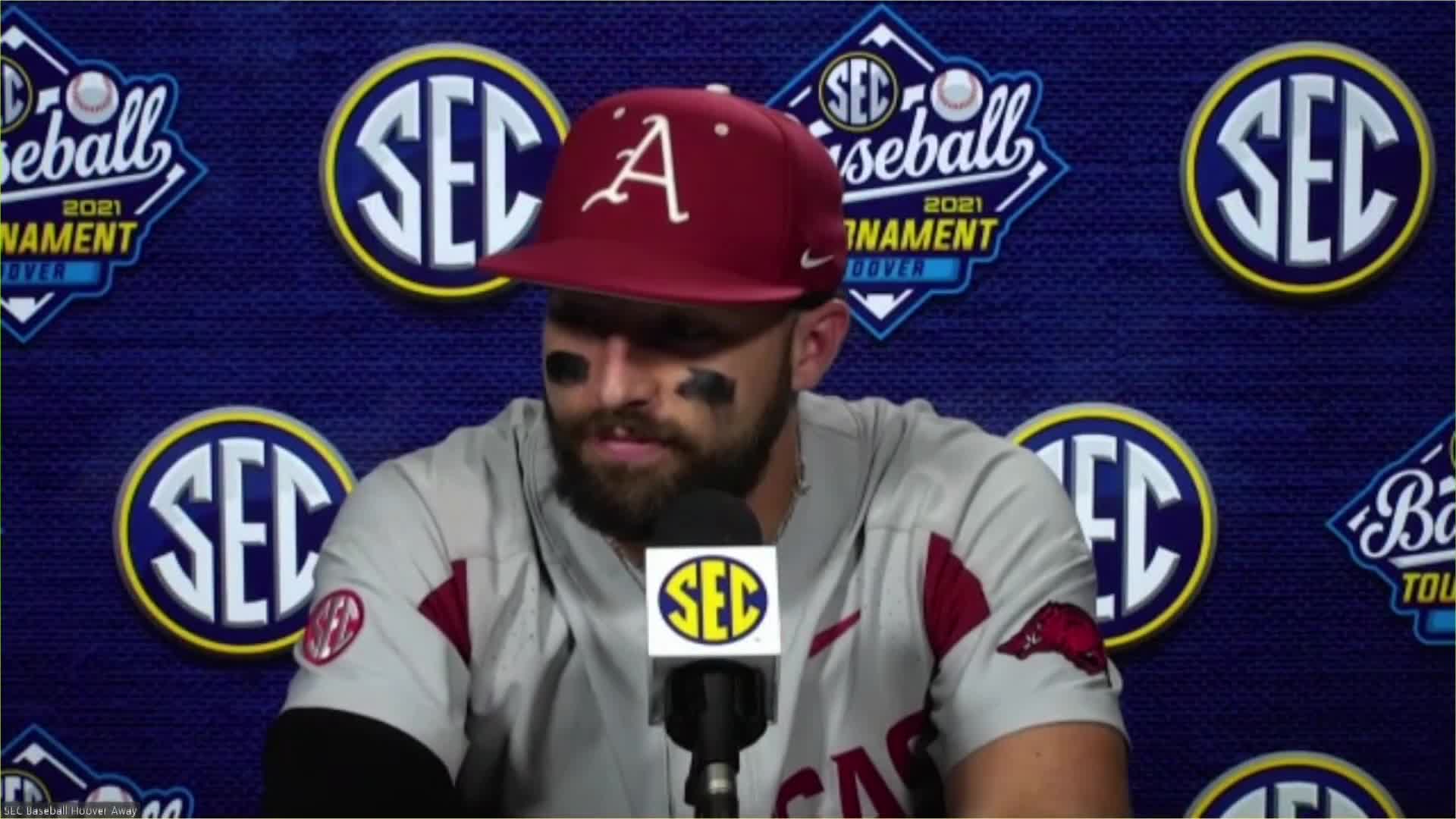 Kevin Kopps says he hasn't been 100% this year but he sure looked that  way to Coach Z and the rest of us watching Arkansas Razorback Baseball!  💪🏼, By Razorback Daily