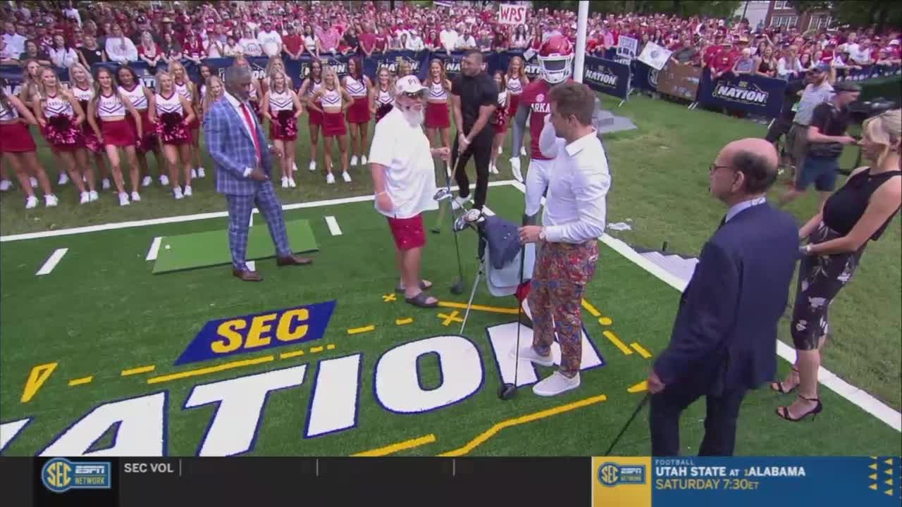 WATCH: SEC Nation Picks Arkansas with John Daly