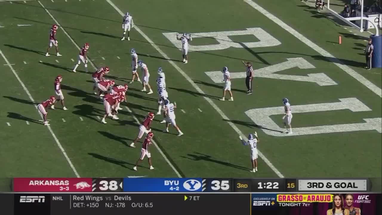 BYU falls to Arkansas 52-35 - BYU Athletics - Official Athletics