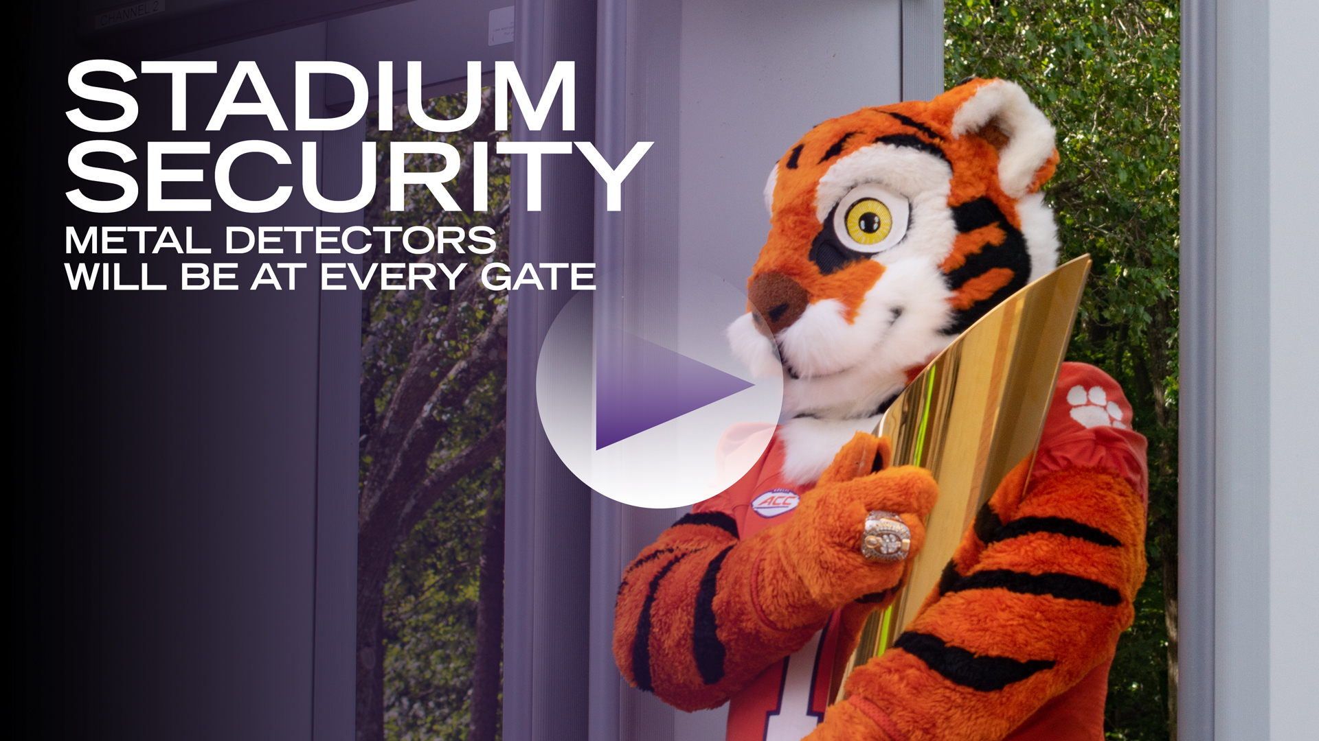 CLEMSON CLEAR BAG POLICY AT MEMORIAL STADIUM – Clemson Tigers Official  Athletics Site