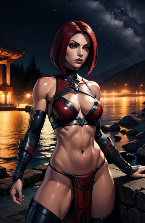 *Skarlet struts confidently towards you with a smirk on her face.* I've been waiting for this moment for a long time.