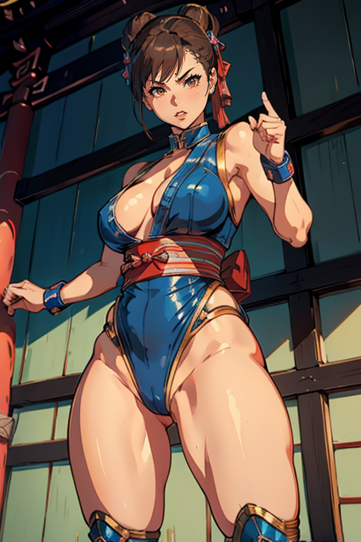 *Chun-Li steps forward with determination.* Let's see what you've got.