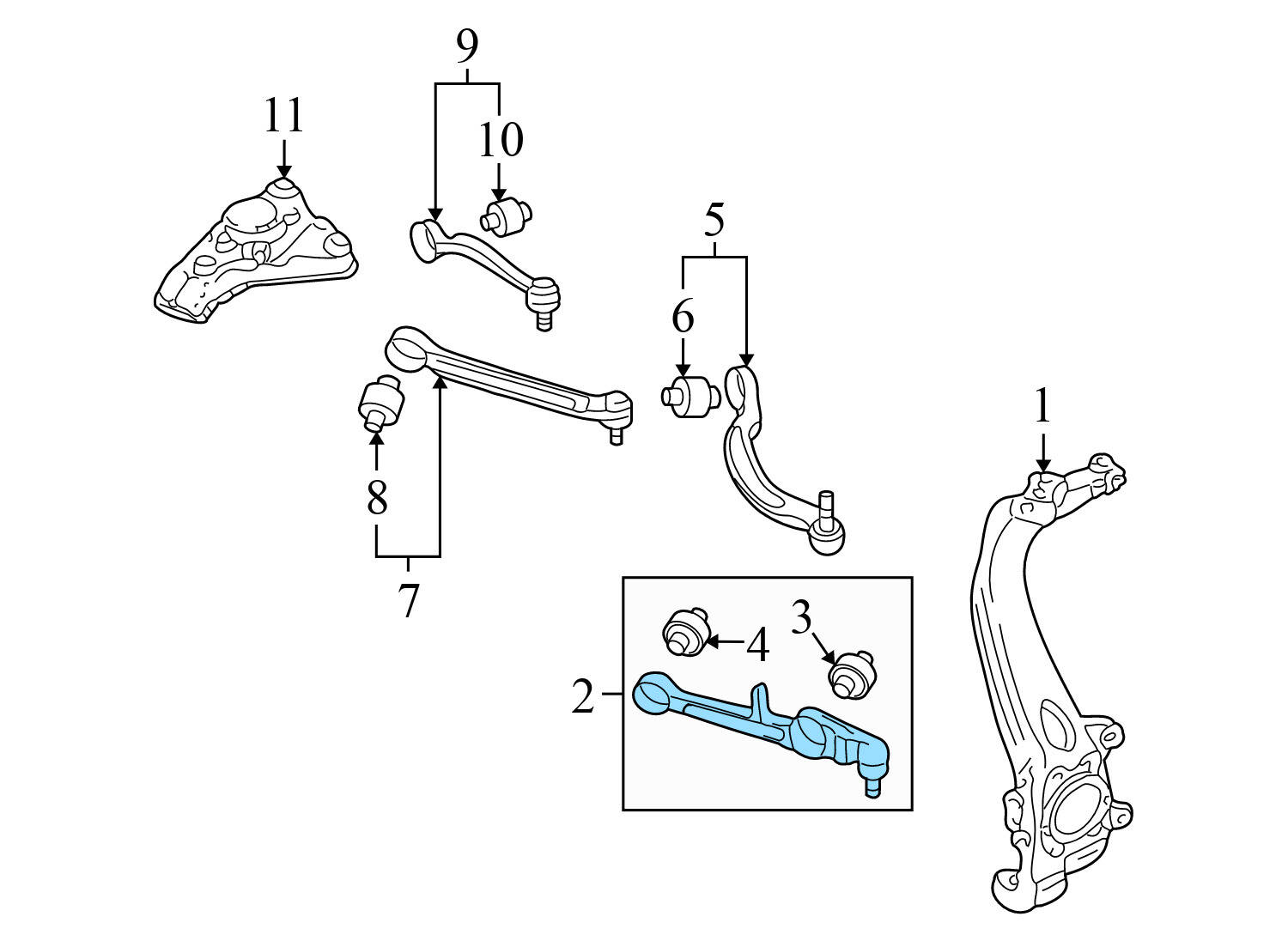 LOWER FORWARD CONTROL ARM