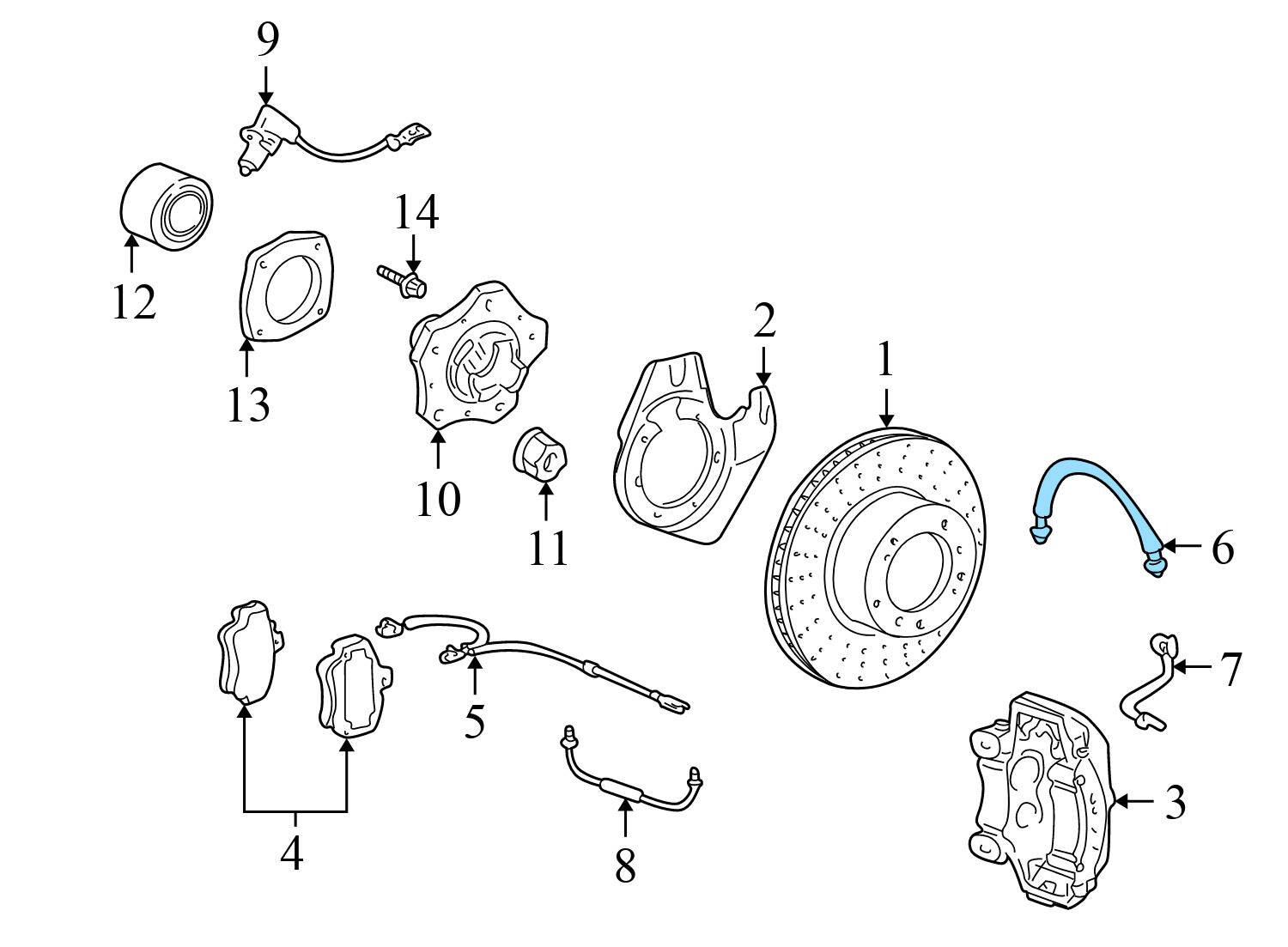 BRAKE HOSE / LINE / PIPE