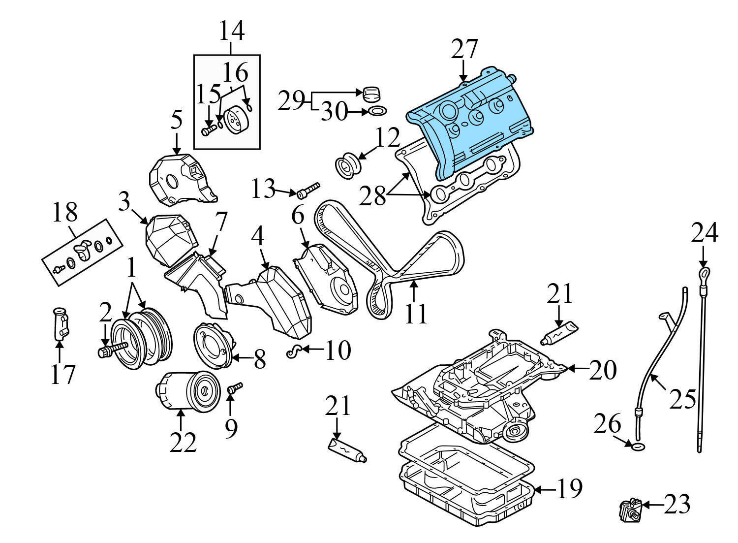 ENGINE VALVE / CYLINDER HEAD COVER
