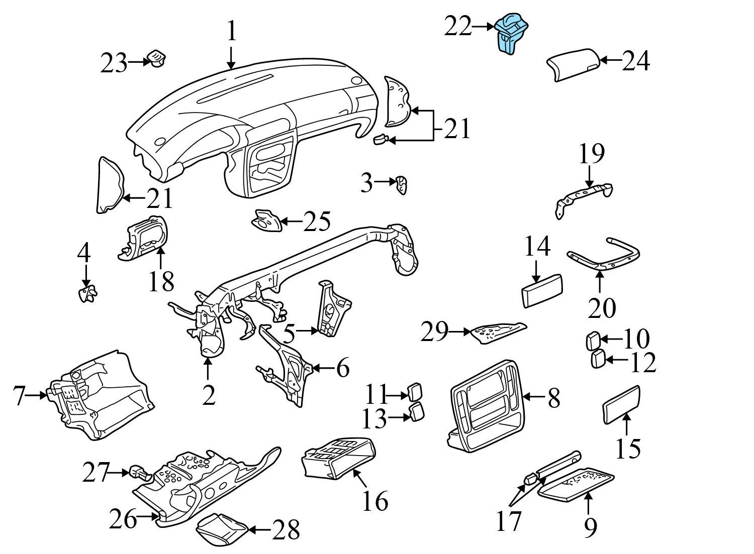 DASH SUNLIGHT / SUN LIGHT SENSOR