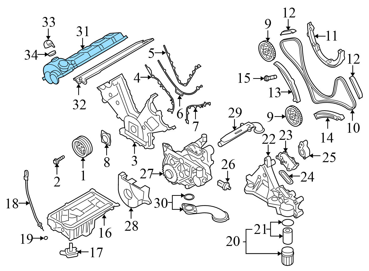ENGINE VALVE / CYLINDER HEAD COVER