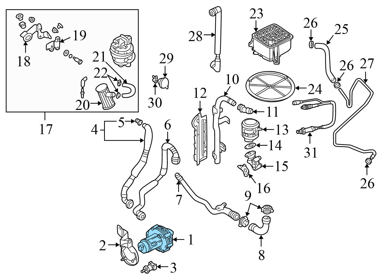 SECONDARY AIR INJECTION / SMOG PUMP