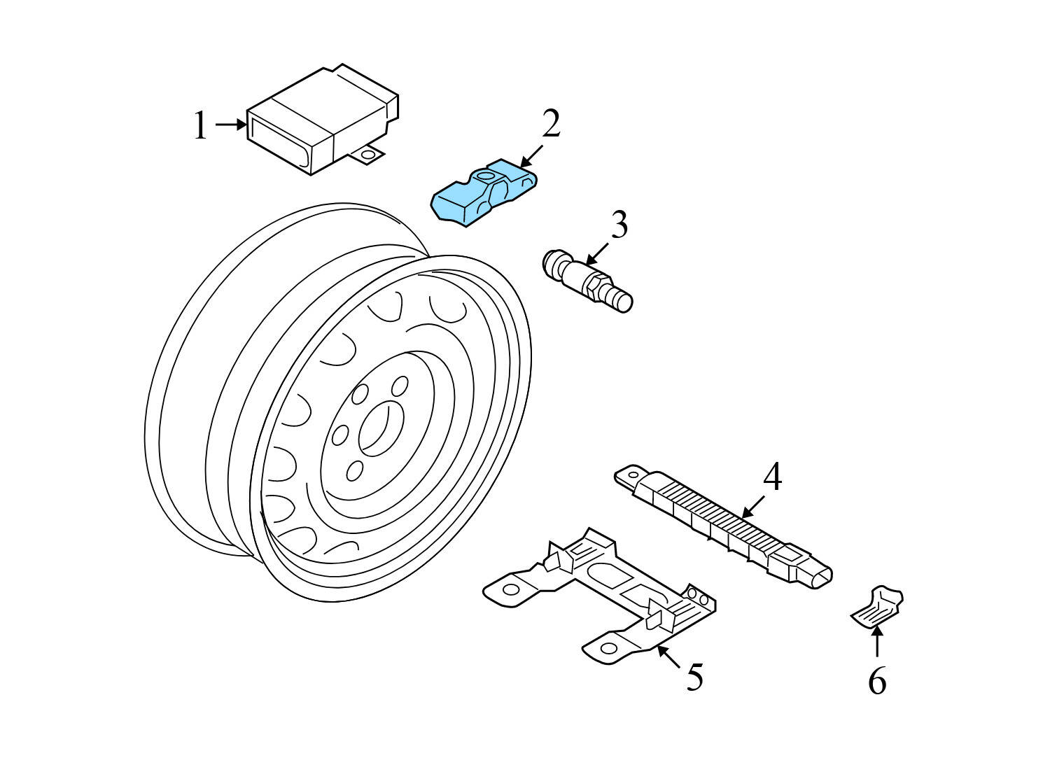 TIRE PRESSURE SENSOR / TPMS