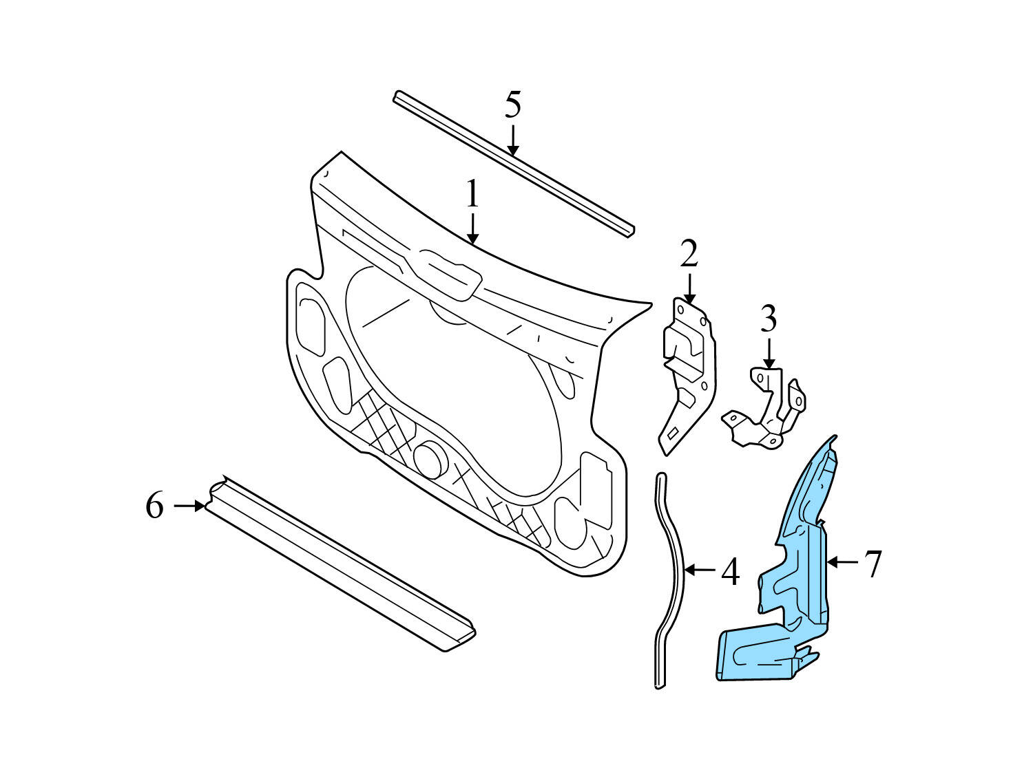 RADIATOR AIR GUIDE / DUCT
