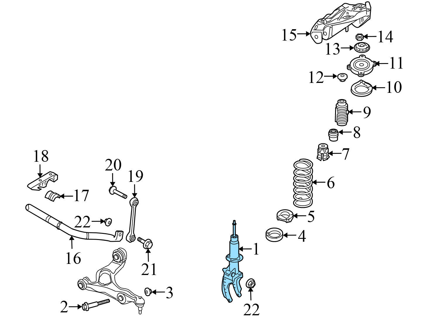 STRUT / SHOCK ABSORBER