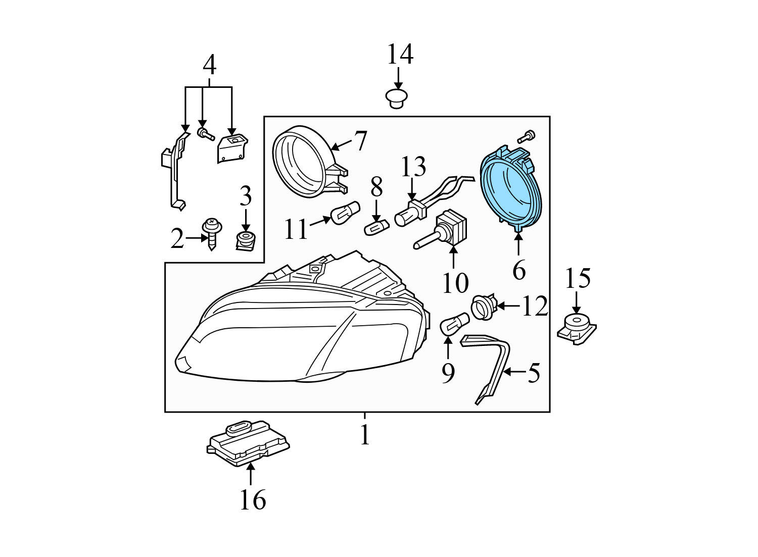 HEADLIGHT BULB COVER / CAP