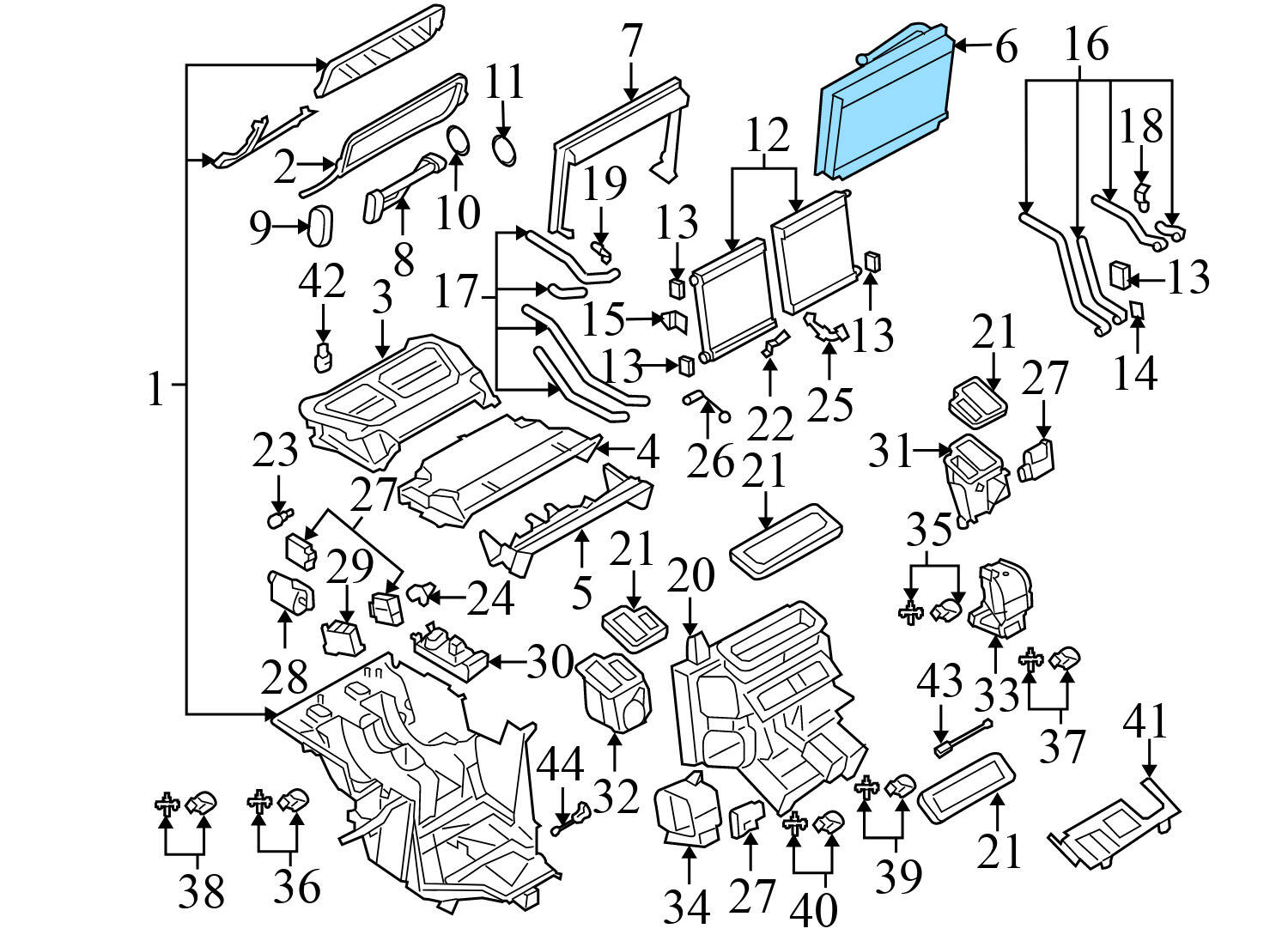 AC EVAPORATOR / EVAP