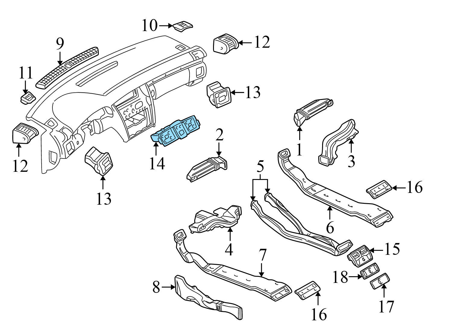 SECONDARY AIR PUMP HOSE / LINE