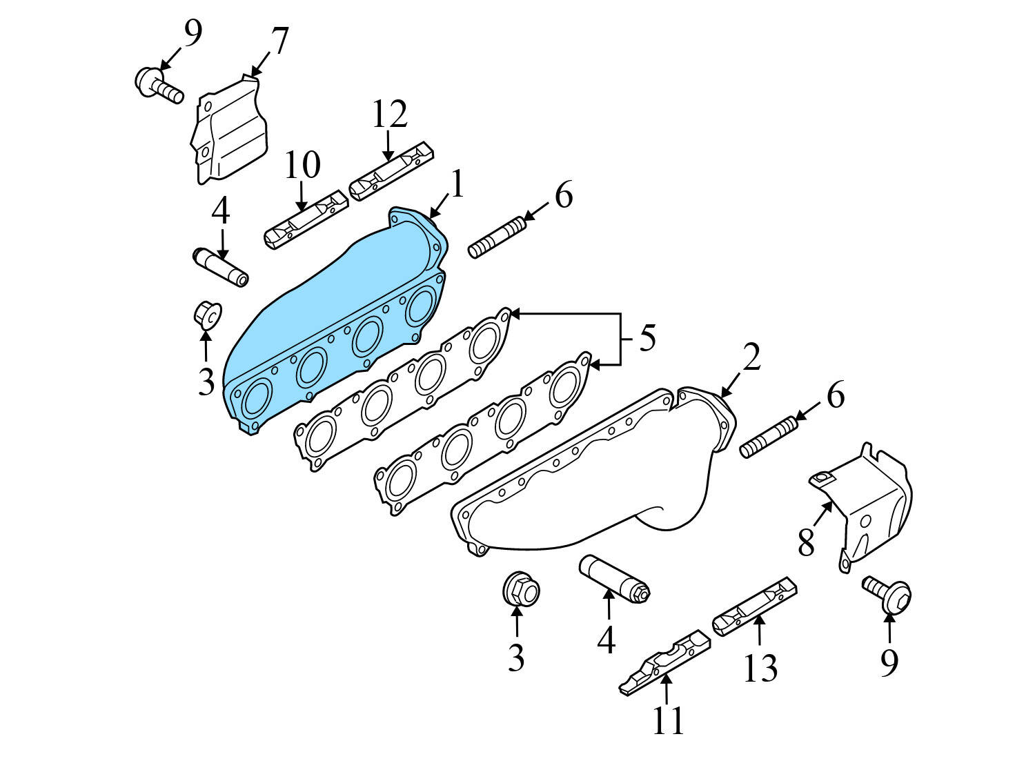 EGR COMBI VALVE ADAPTER / BRACKET
