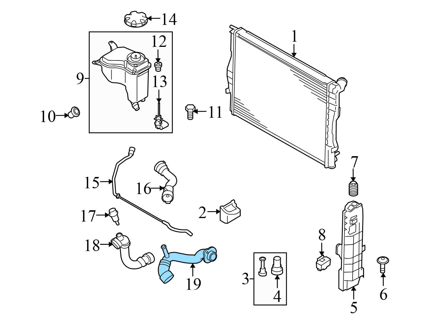 ENGINE COOLANT PIPE / LINE / TUBE (SUPPLY)