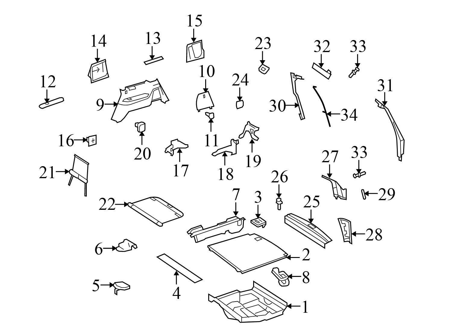 TRUNK LIFTGATE SENSOR
