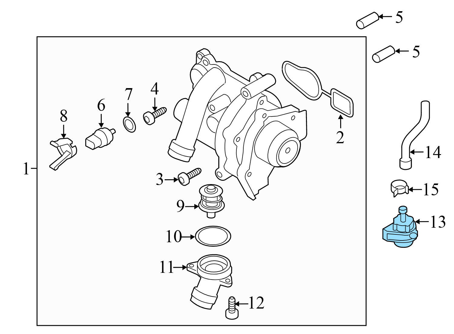 AUXILIARY COOLANT / WATER PUMP