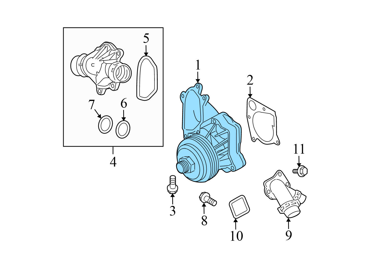 COOLANT / WATER PUMP