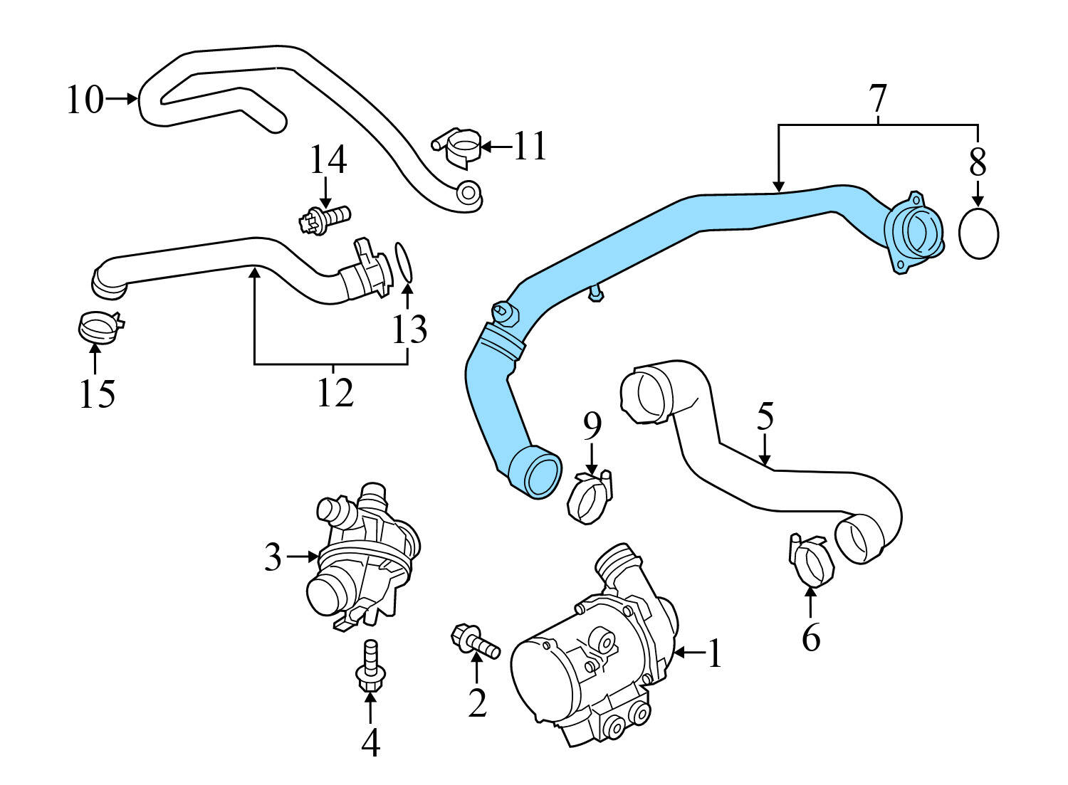 COOLANT HOSE / LINE