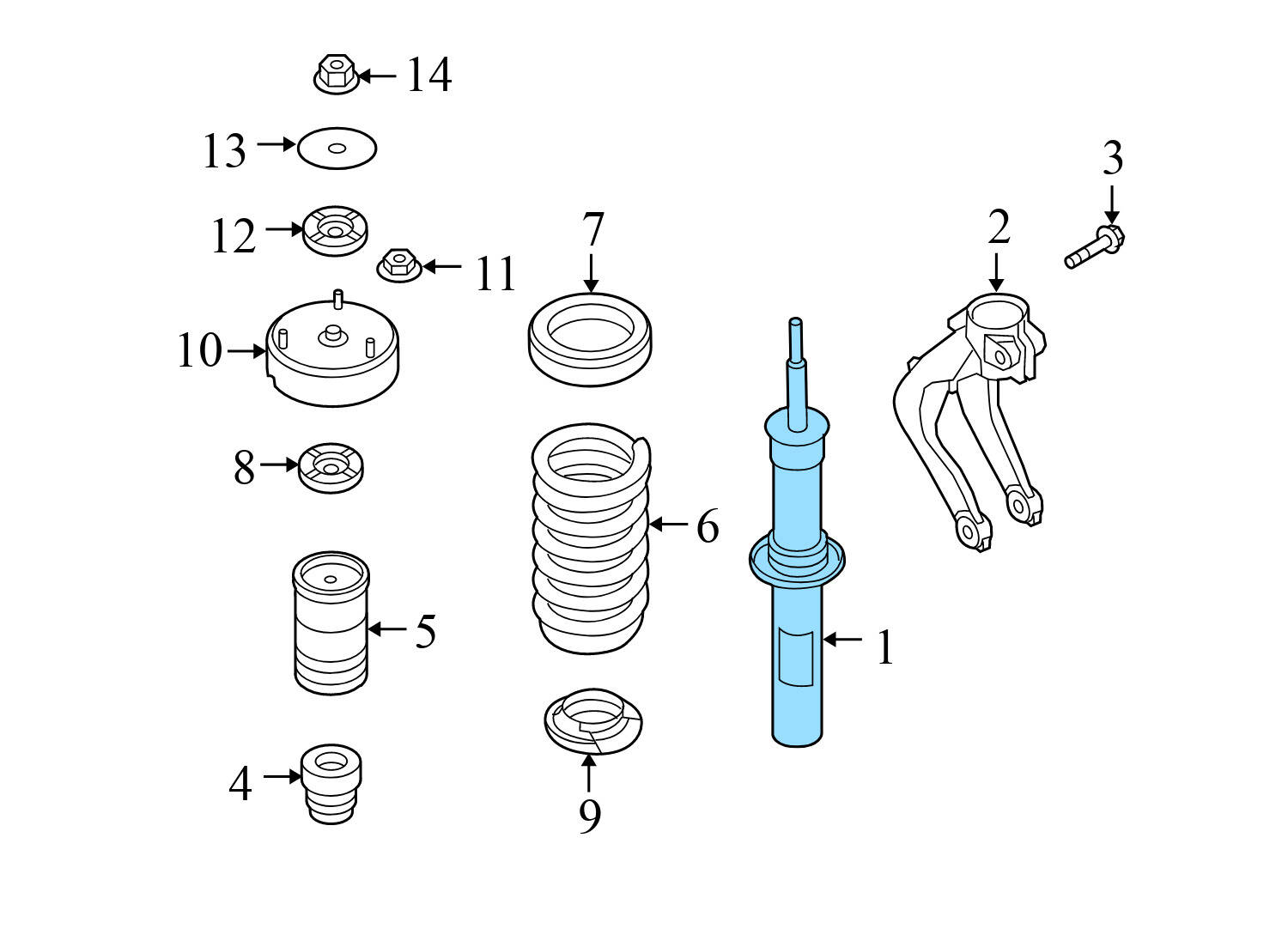 STRUT / SPRING ASSEMBLY