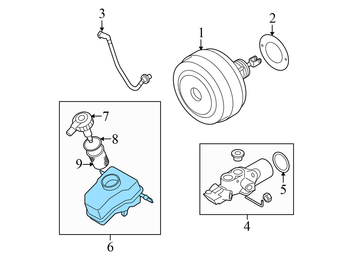 BRAKE FLUID RESERVOIR / TANK