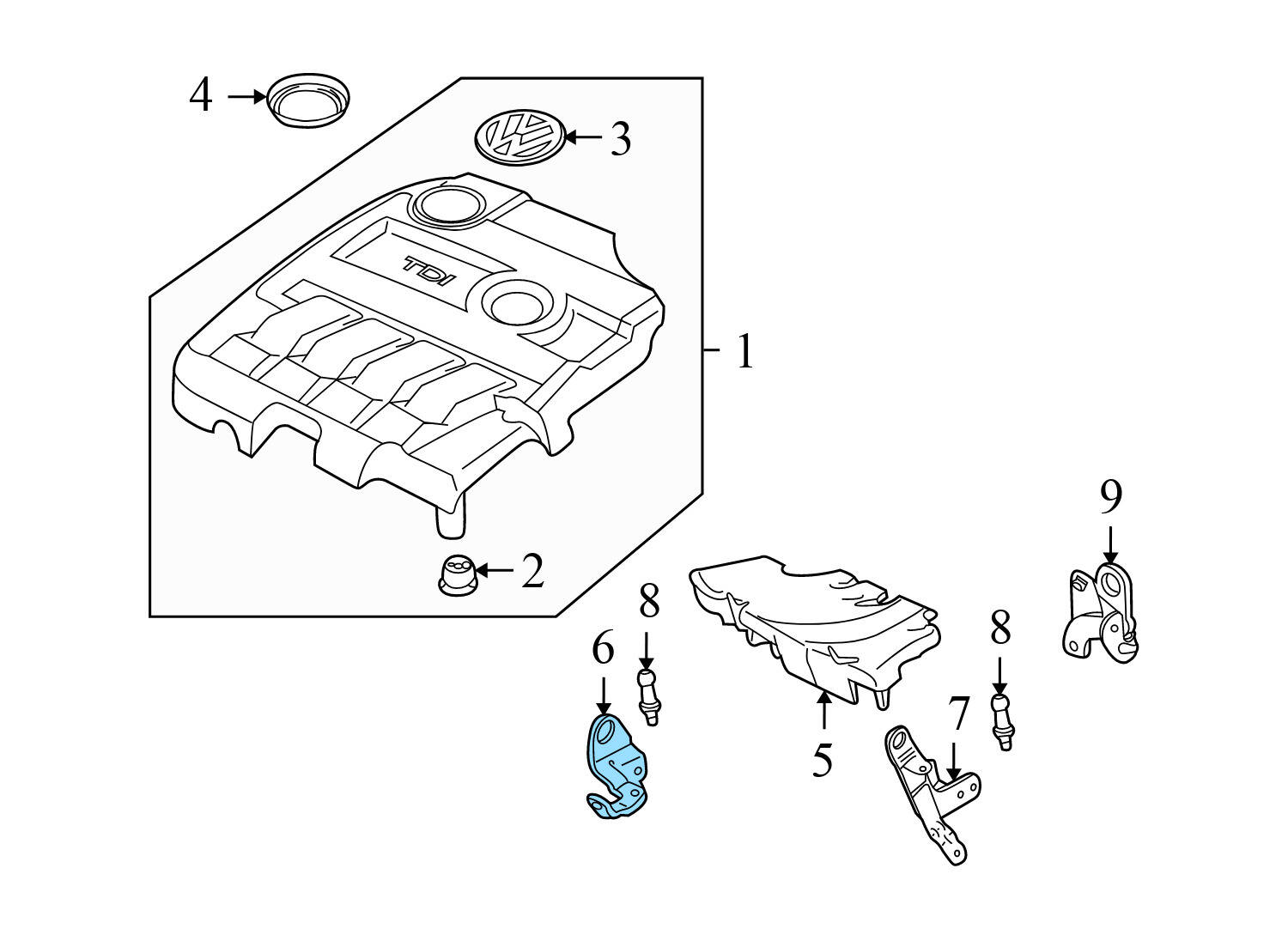 M8X90 SCREW / BOLT SET (4)