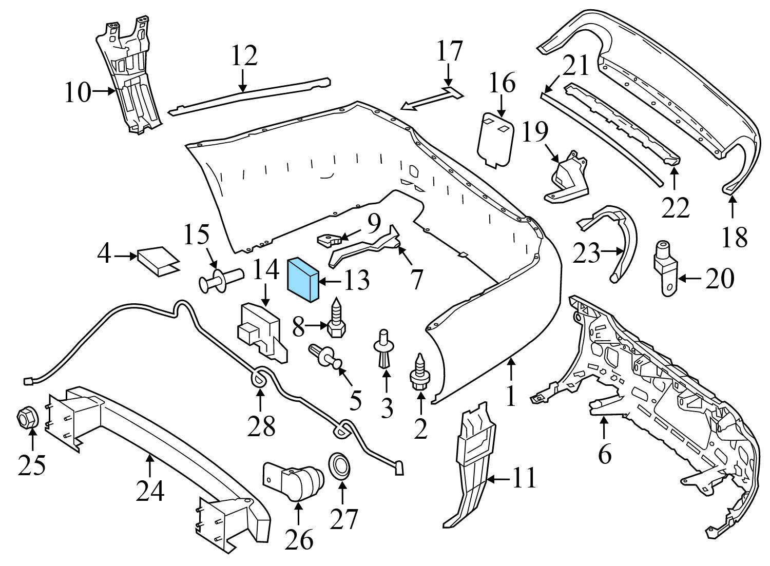 BLIND SPOT / SHORT RANGE RADAR SENSOR MODULE