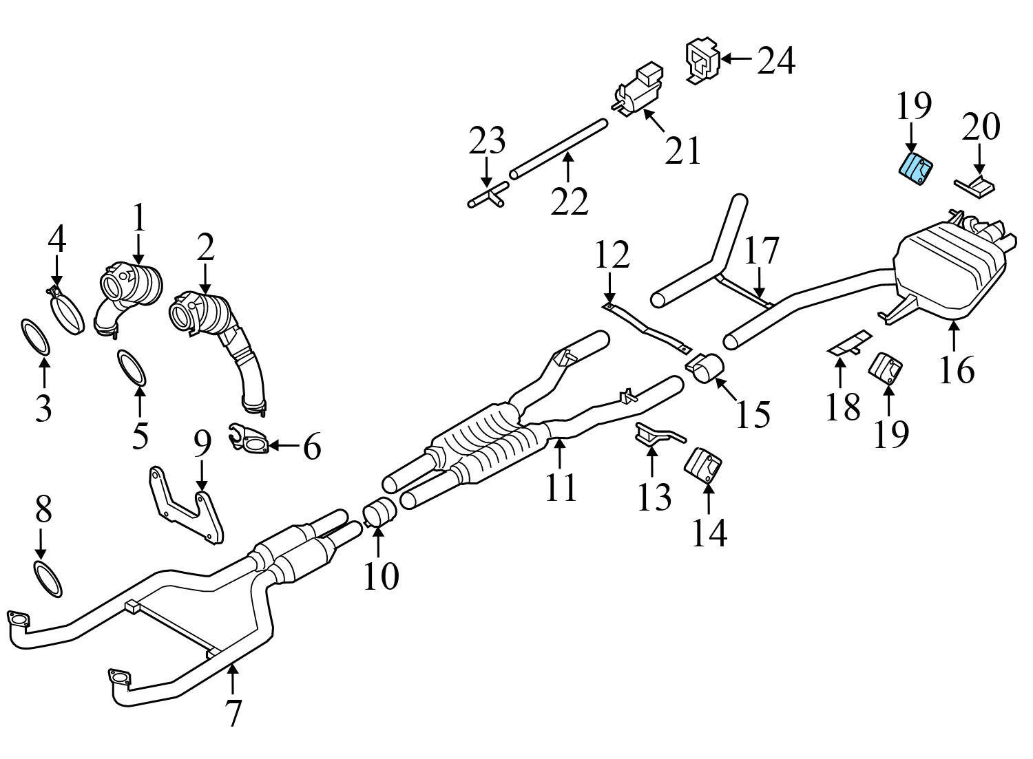 EXHAUST RUBBER MOUNT