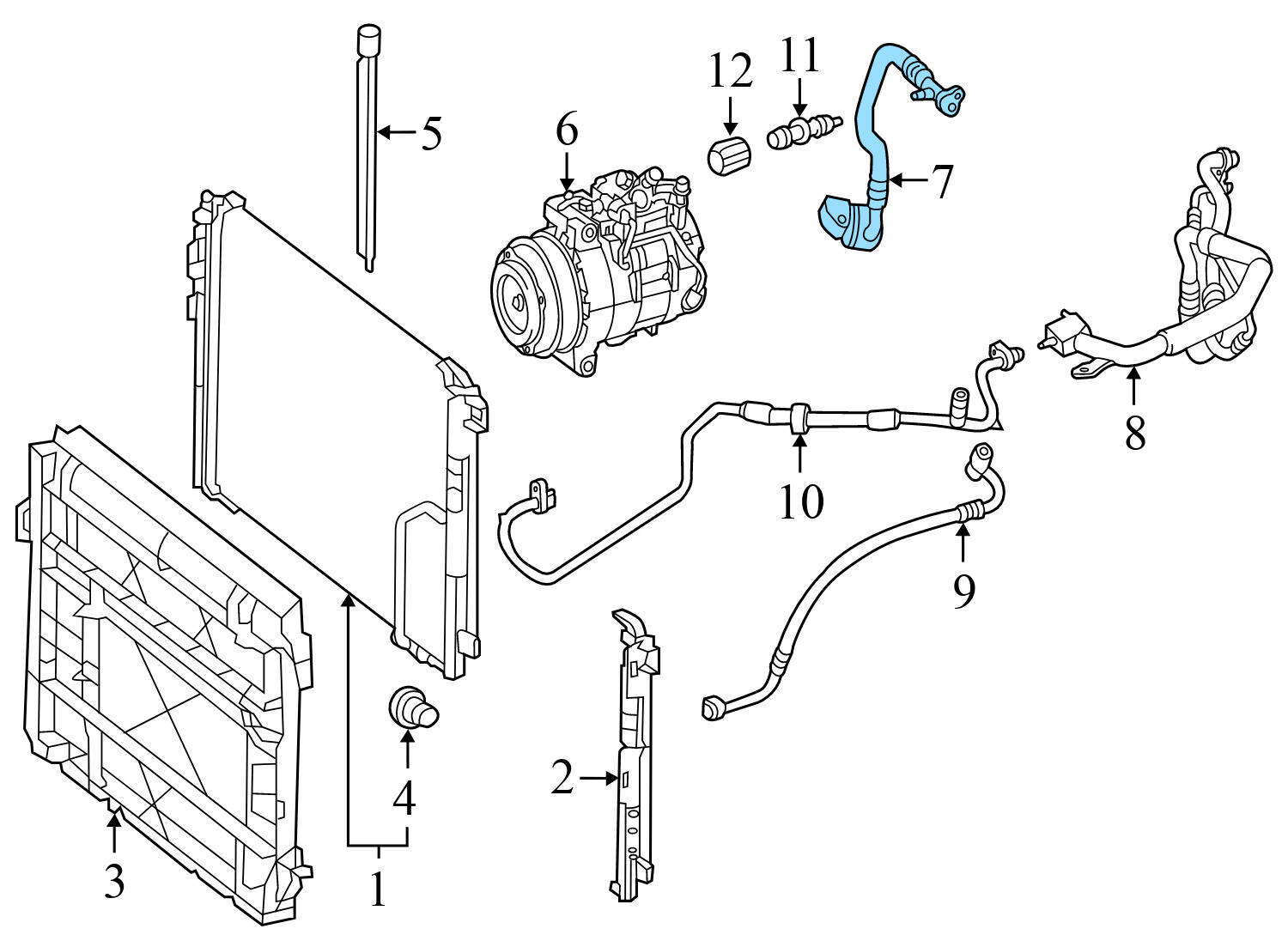 AC HOSE / LINE / PIPE