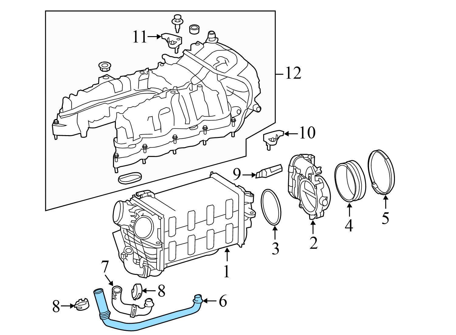 COOLANT FEED PIPE / TUBE