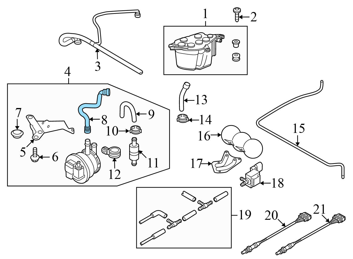 EVAP VENT LINE / TUBE / HOSE
