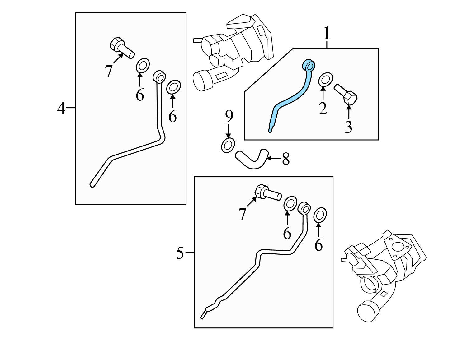 TURBO COOLANT LINE / PIPE / TUBE (SUPPLY)