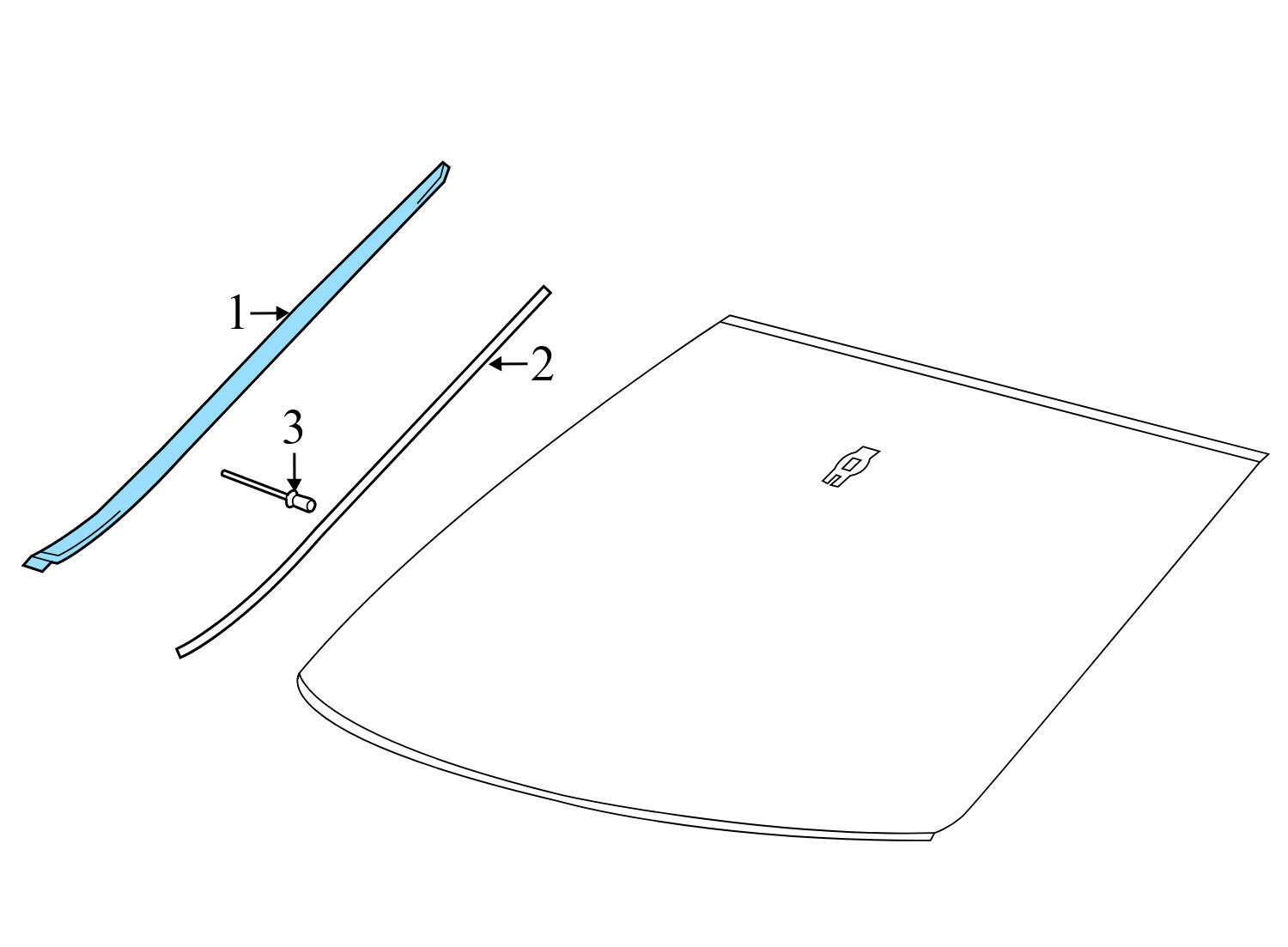 WINDSHIELD SIDE TRIM