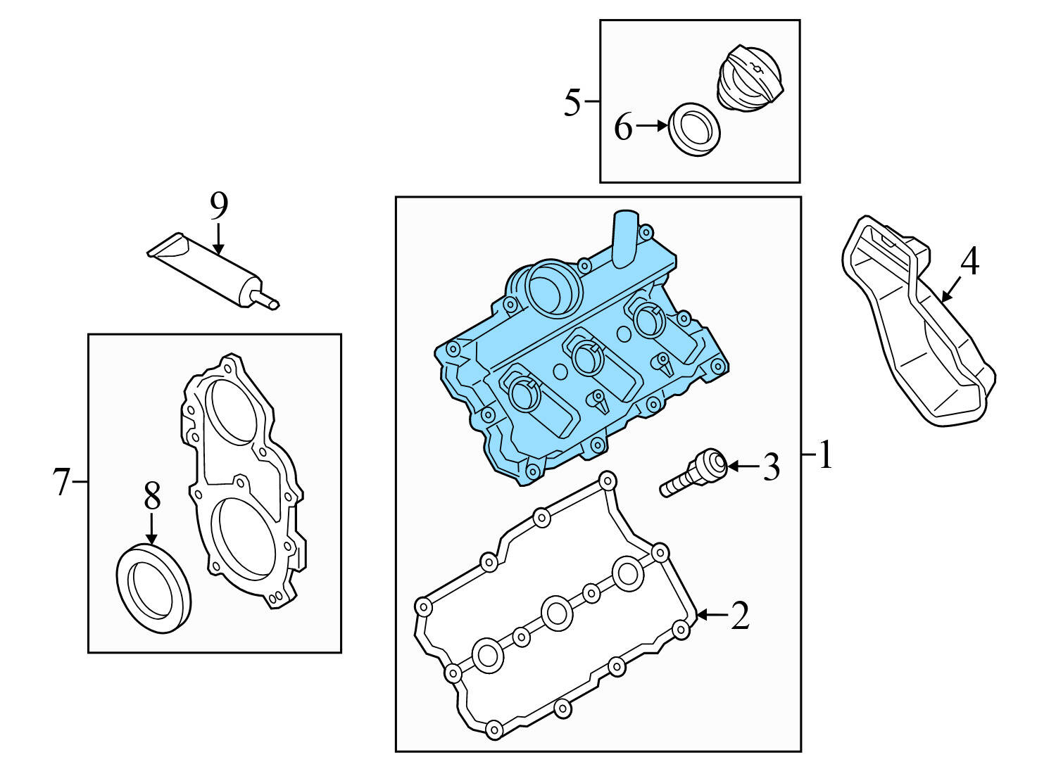 ENGINE VALVE / CYLINDER HEAD COVER