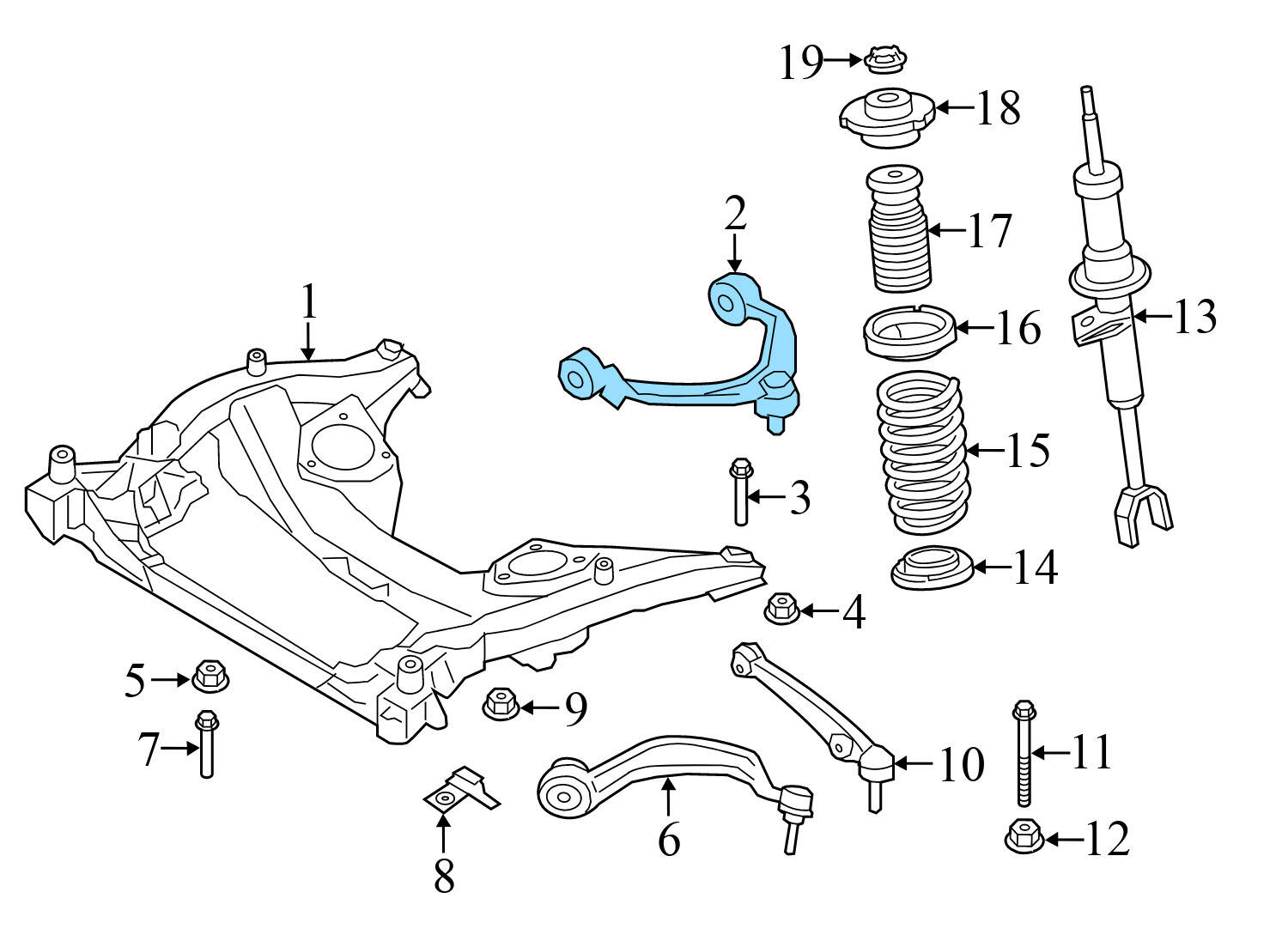 UPPER CONTROL ARM