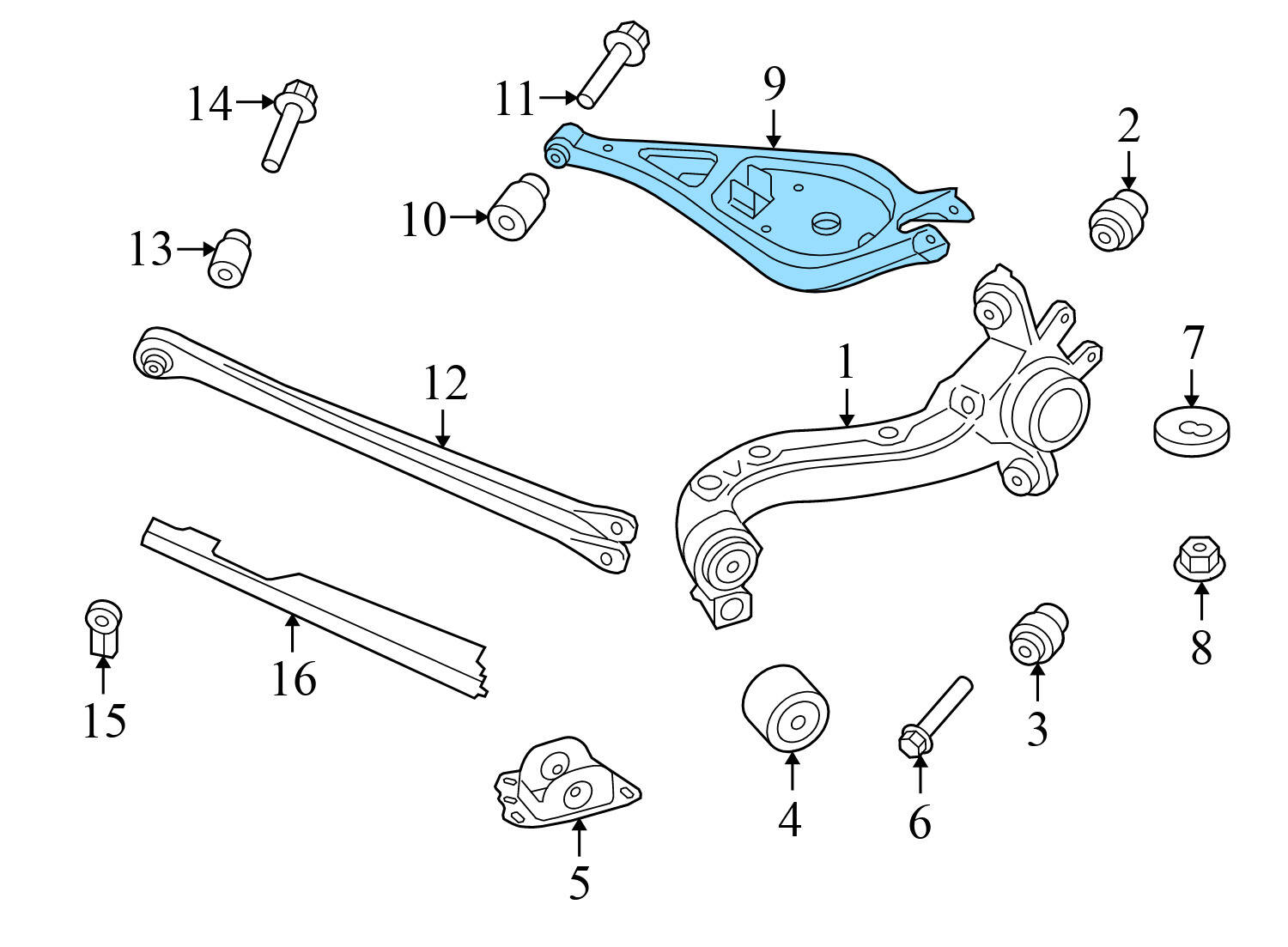 UPPER CONTROL ARM / WISHBONE