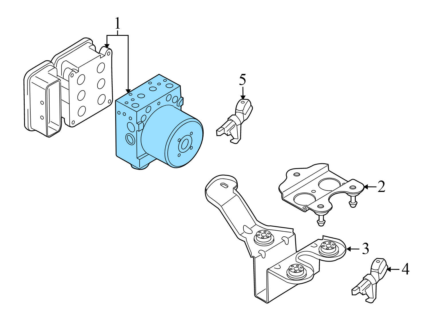 ABS PUMP / CONTROL MODULE UNIT