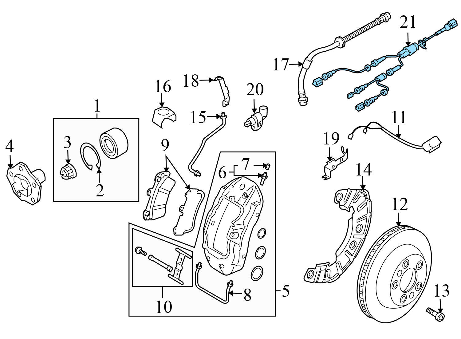 ABS / SPEED SENSOR WIRING HARNESS