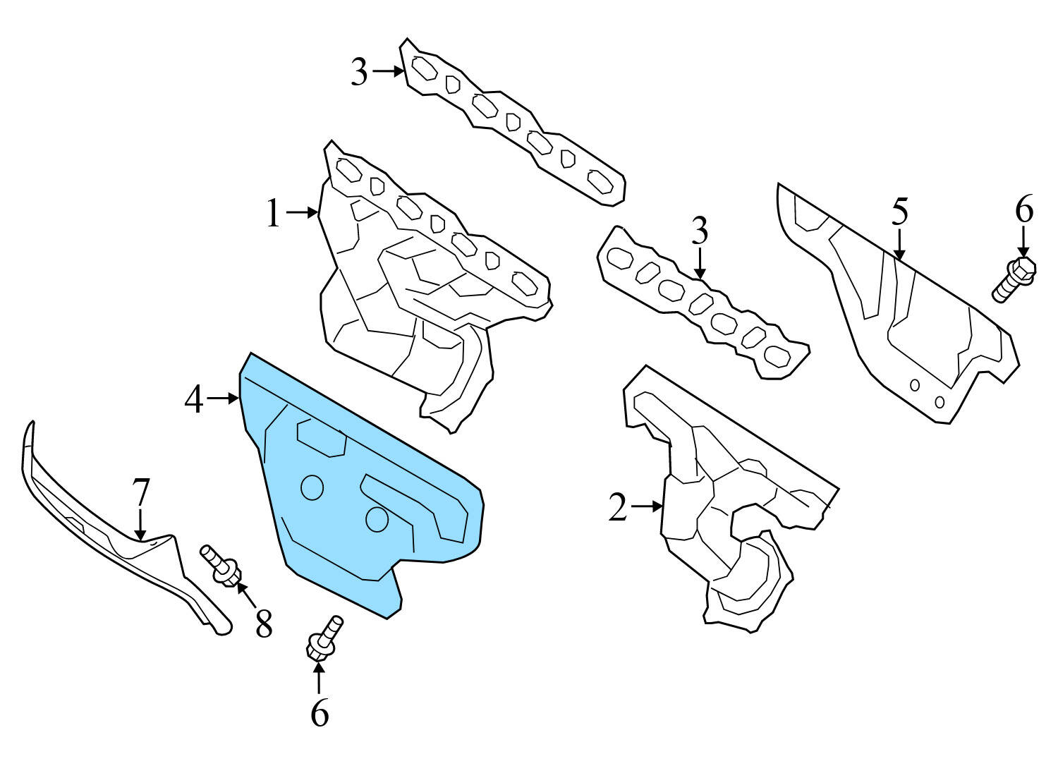 EXHAUST MANIFOLD HEAT SHIELD