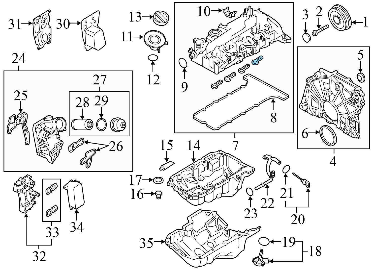 DIESEL ENGINE VALVE / CYLINDER HEAD COVER