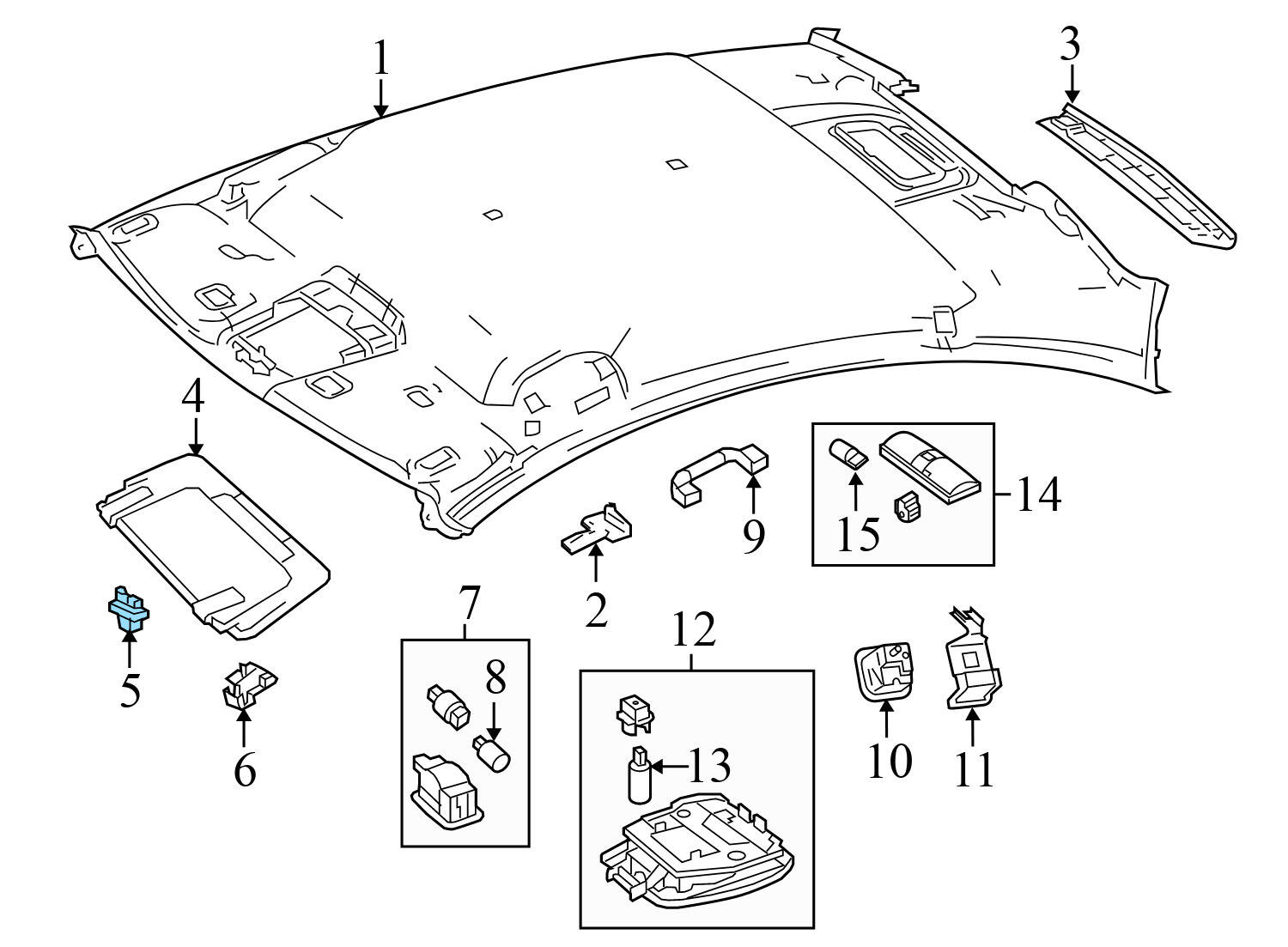 SUN VISOR CLIP / BRACKET