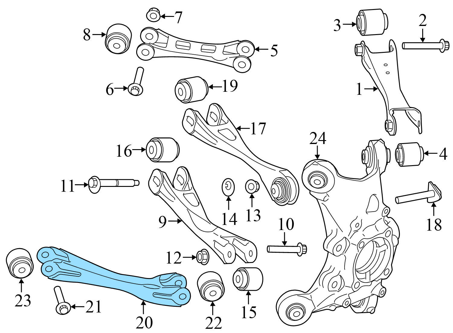 WISHBONE / TRAILING / CONTROL ARM