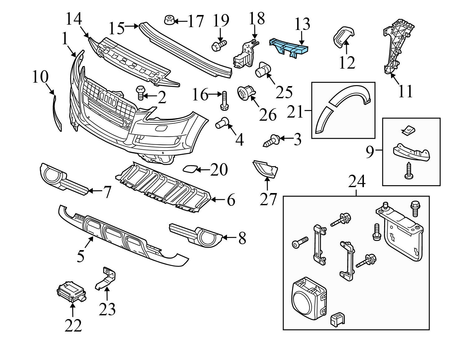 BUMPER MOUNT / BRACKET