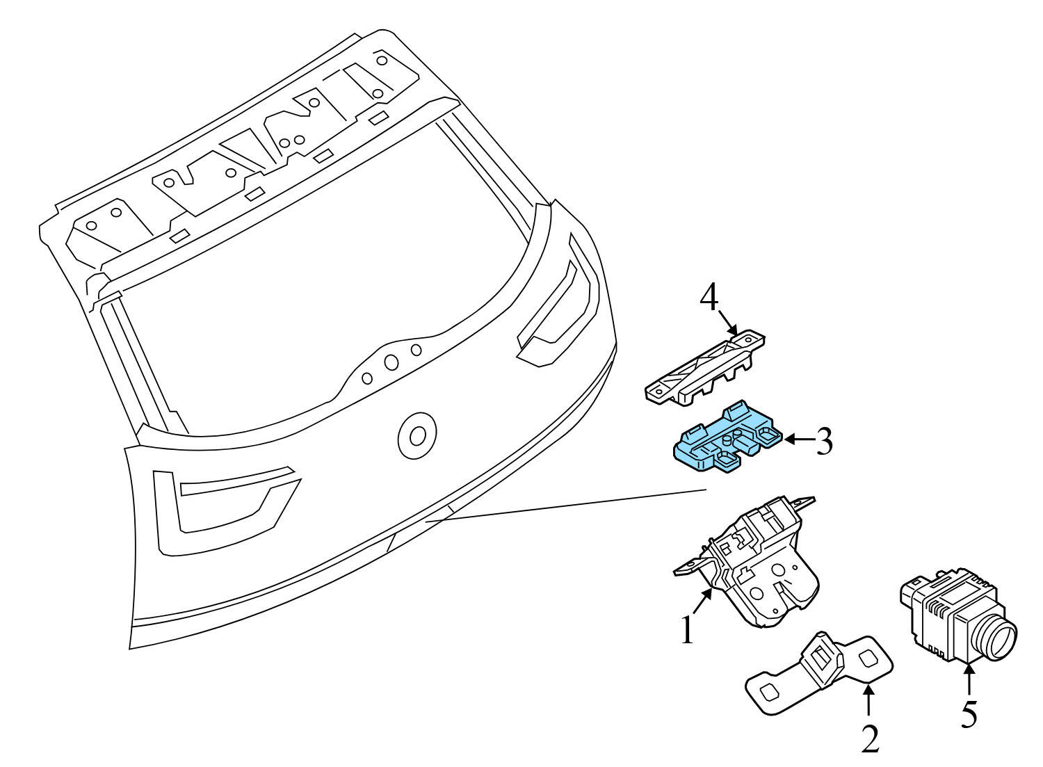 TRUNK LID SWITCH / BUTTON