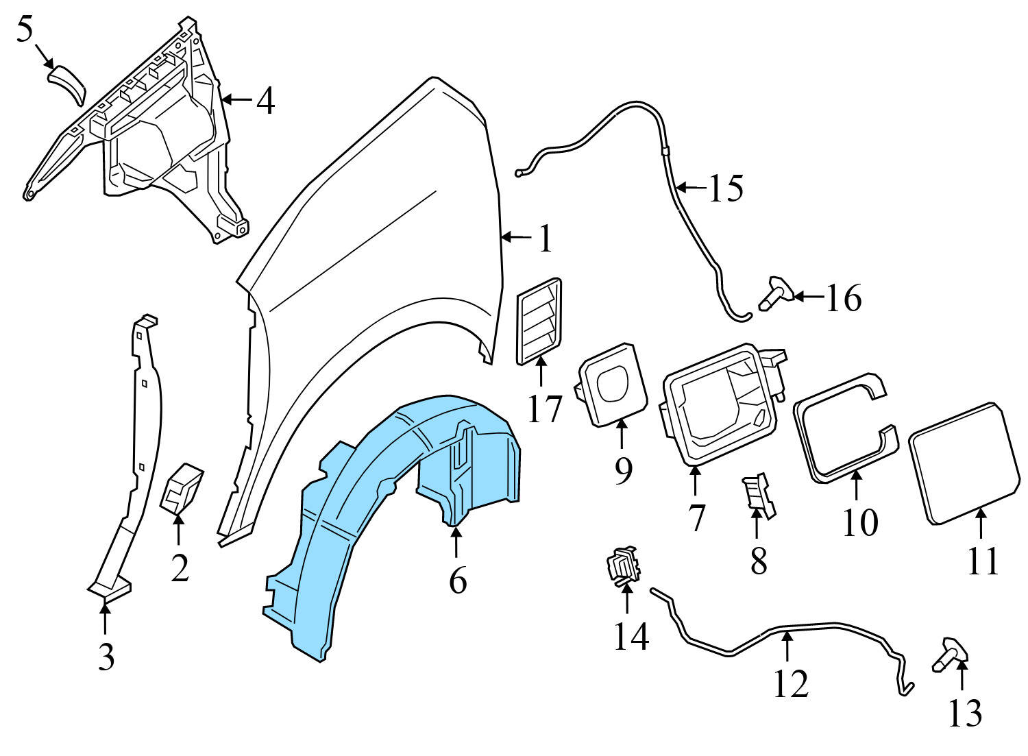 FENDER LINER / SPLASH GUARD