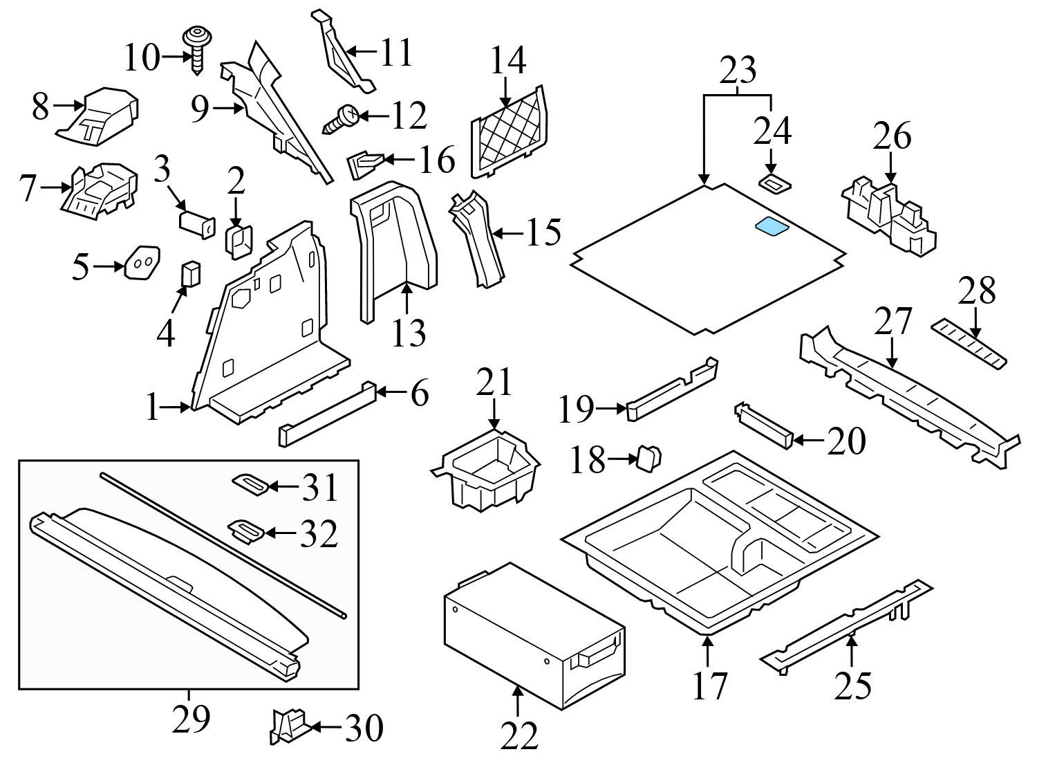 CENTER ARMREST / CUP HOLDER