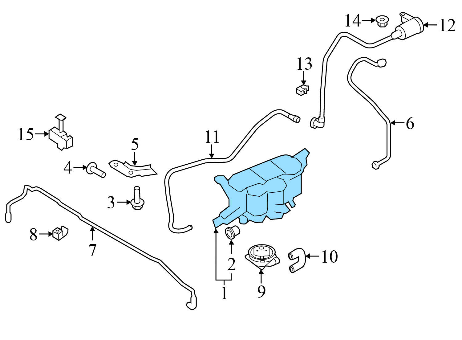 FUEL EVAP CHARCOAL CANISTER
