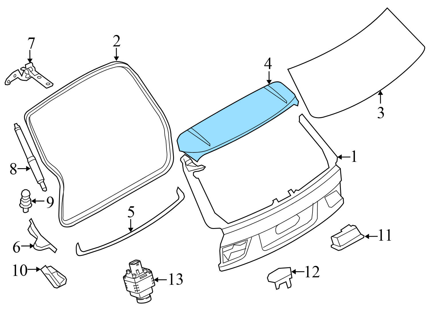 HATCH / TRUNK LID SPOILER